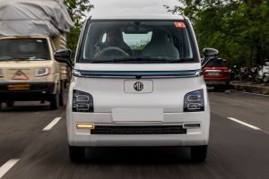 Driving: Front View Image of Comet EV