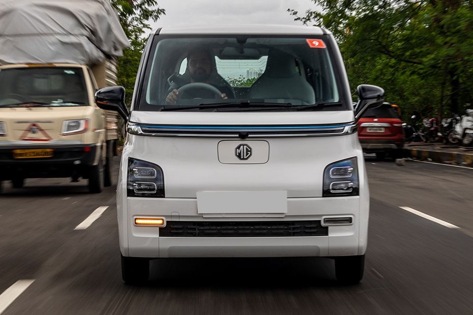 Driving: Front View Image of Comet EV