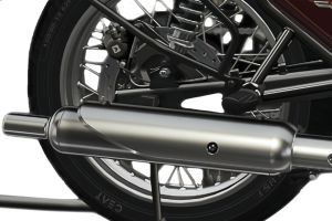 Exhaust View of Bullet 350