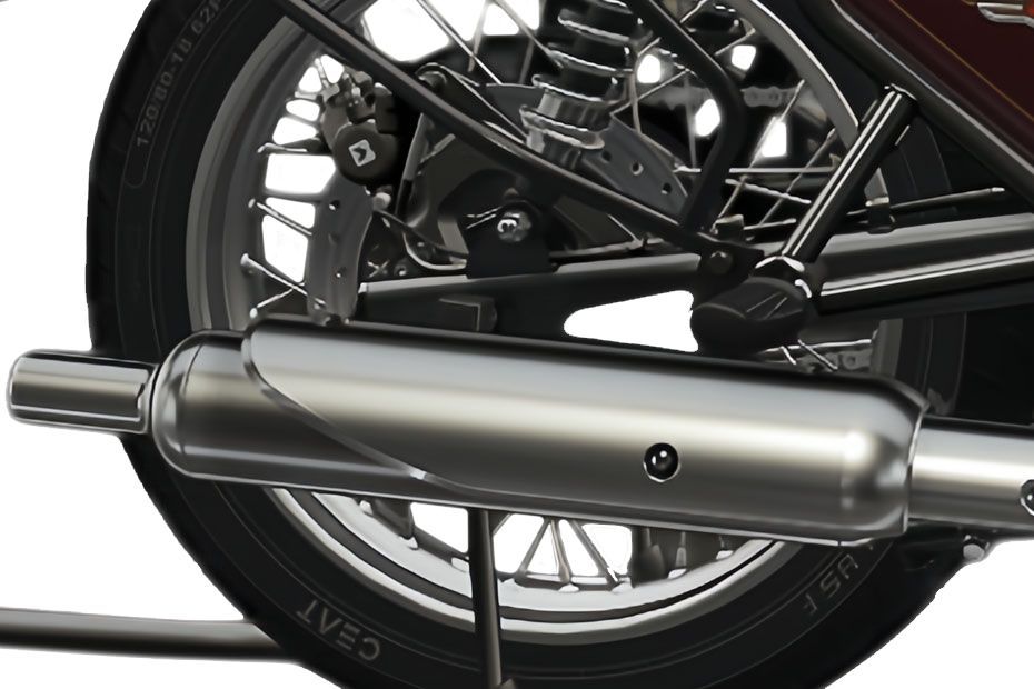 Exhaust View of Bullet 350