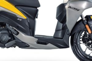 Foot Space View of Xoom 125