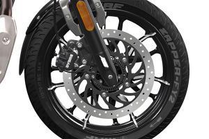 Front Brake View of Mavrick 440