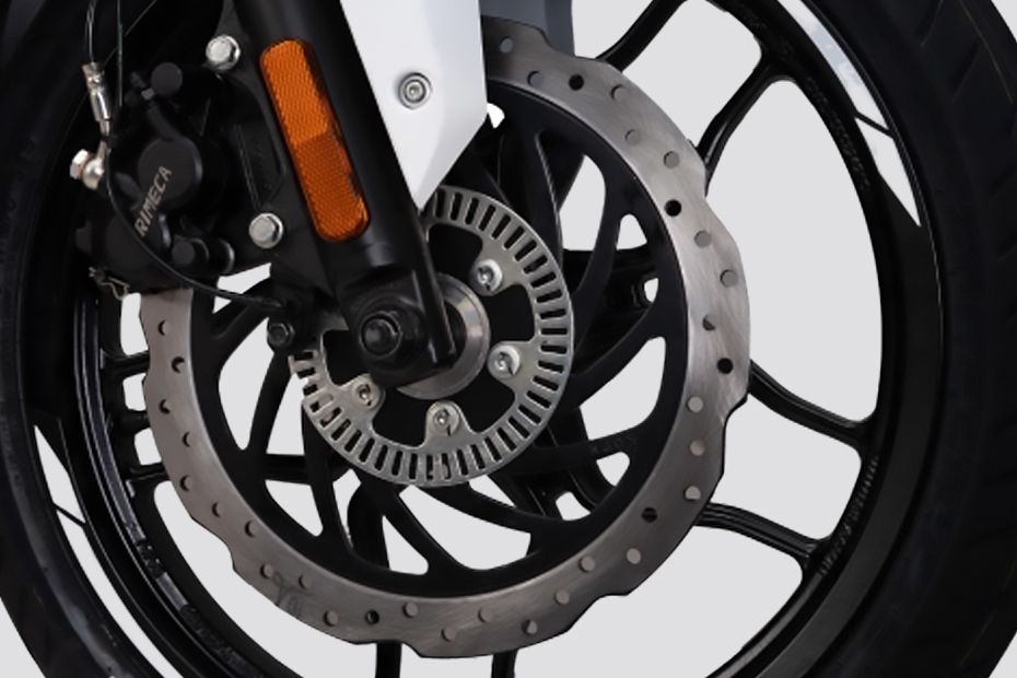 Front Brake View of Pulsar RS200