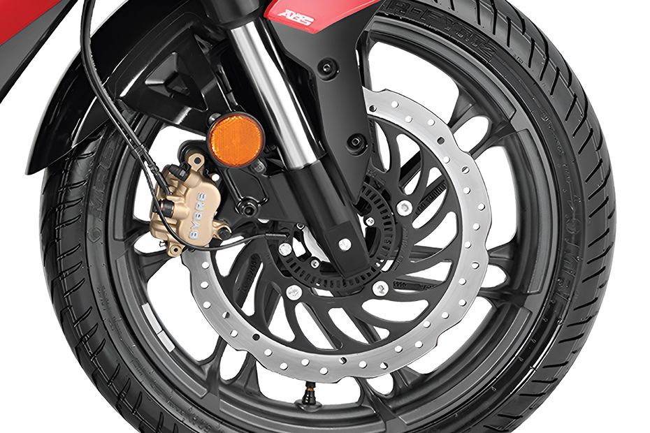 Front Brake View of Karizma XMR