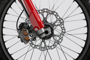 Front Brake View of Desmo450 MX