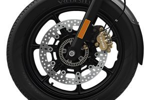 Front Brake View of Continental GT 650