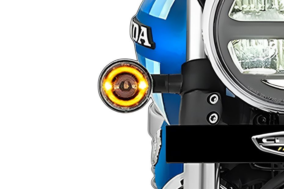 Front Indicator View of CB350 H'ness