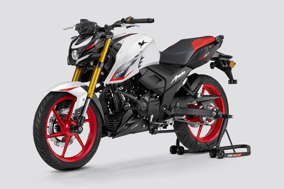 Front Left Quarter View View of Apache RTR 160 4V