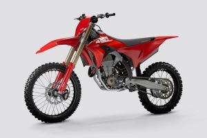 Front Left View of Desmo450 MX
