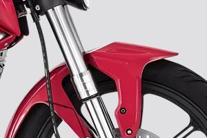 Front Mudguard & Suspension of RV400