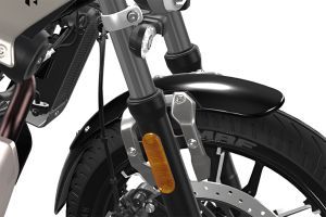 Front Mudguard & Suspension of Mavrick 440
