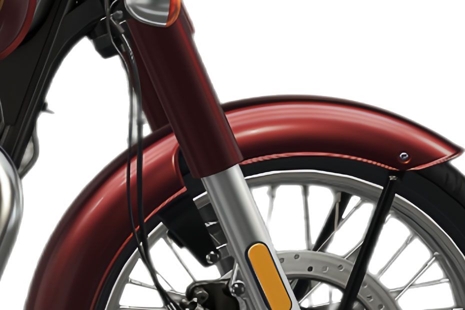 Front Mudguard & Suspension of Bullet 350