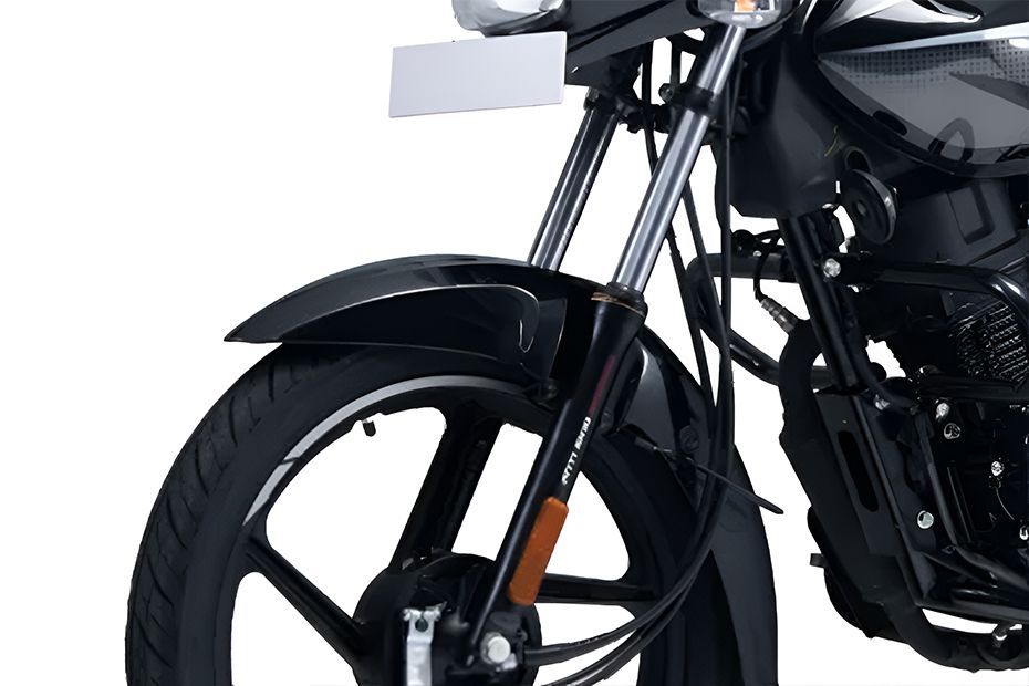 Front Suspension View of Platina 100