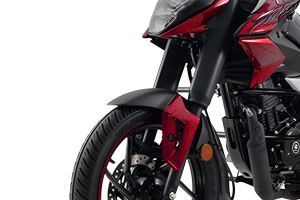 Front Suspension View of Pulsar N125