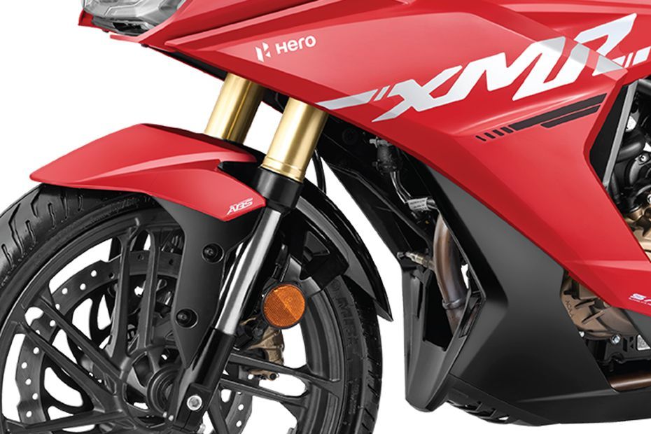 Front Suspension View of Karizma XMR