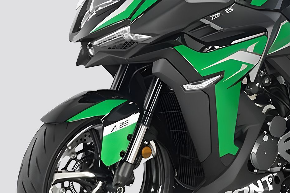 Front Suspension View of 350X