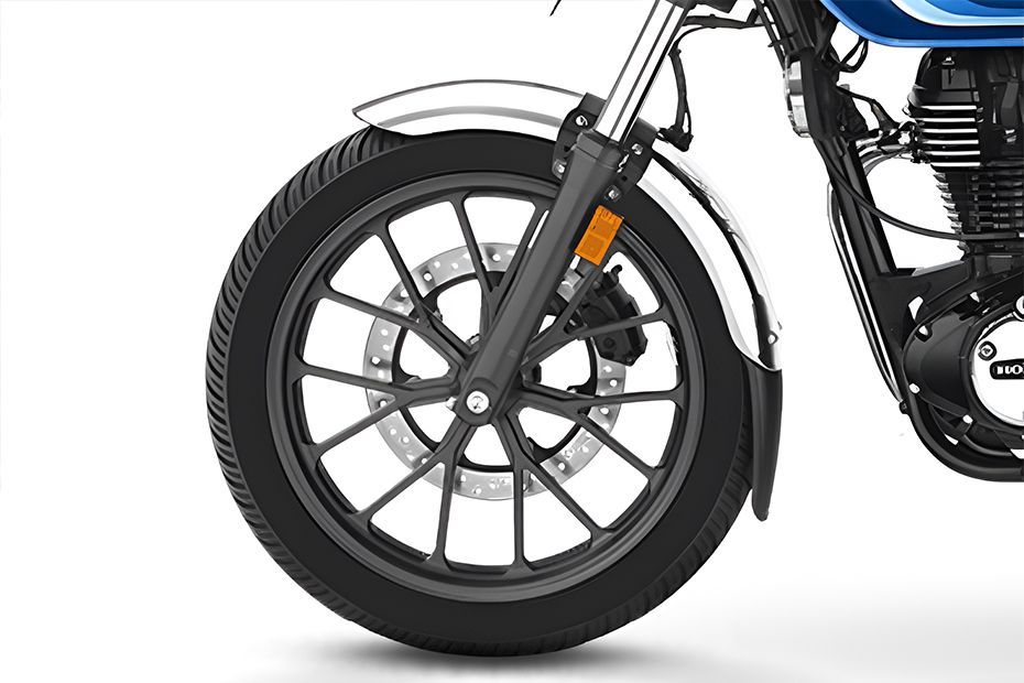 Front Wheel of CB350 H'ness