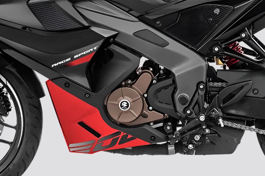 Left Side oF Engine of Pulsar RS200
