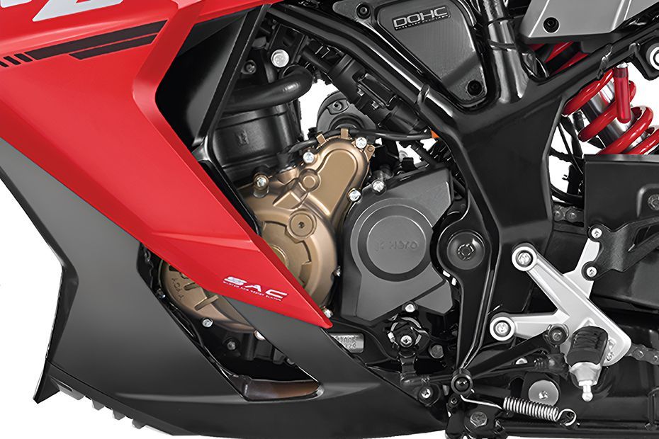 Left Side oF Engine of Karizma XMR