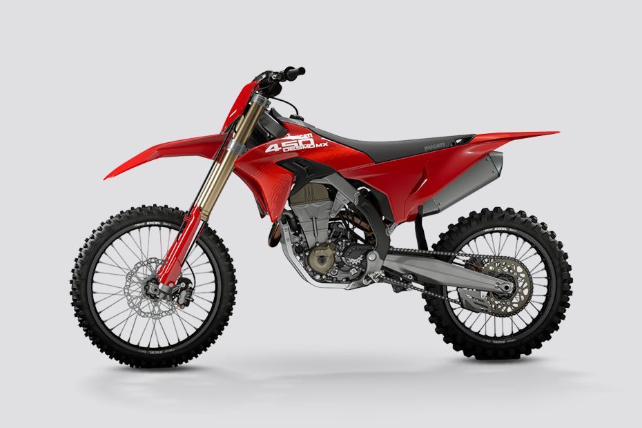 Left Side View of Desmo450 MX