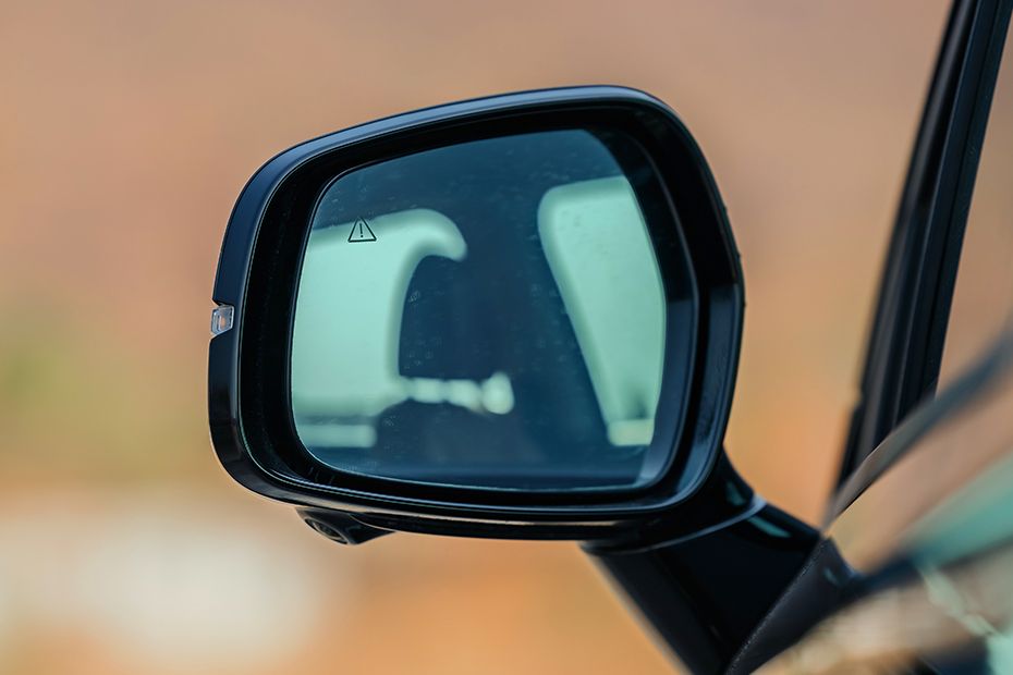 Outside Mirror Glass Image of Carnival
