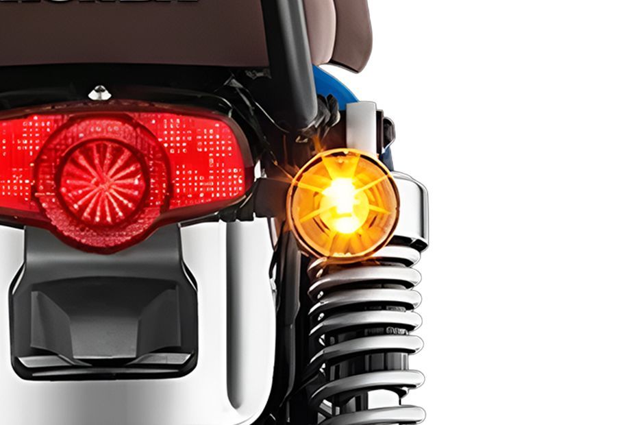 Rear Indicator View of CB350 H'ness