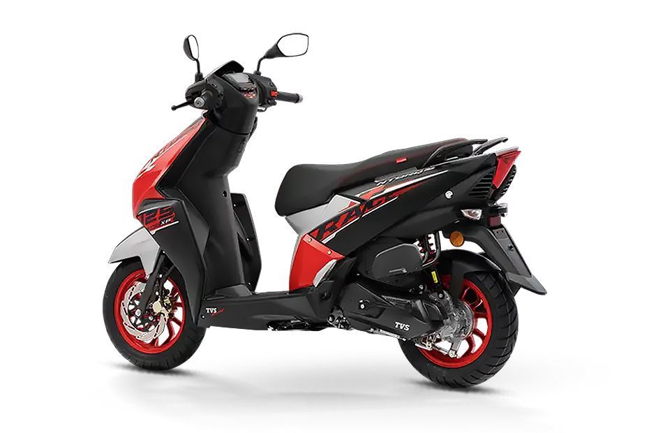 Rear Left View of NTORQ 125