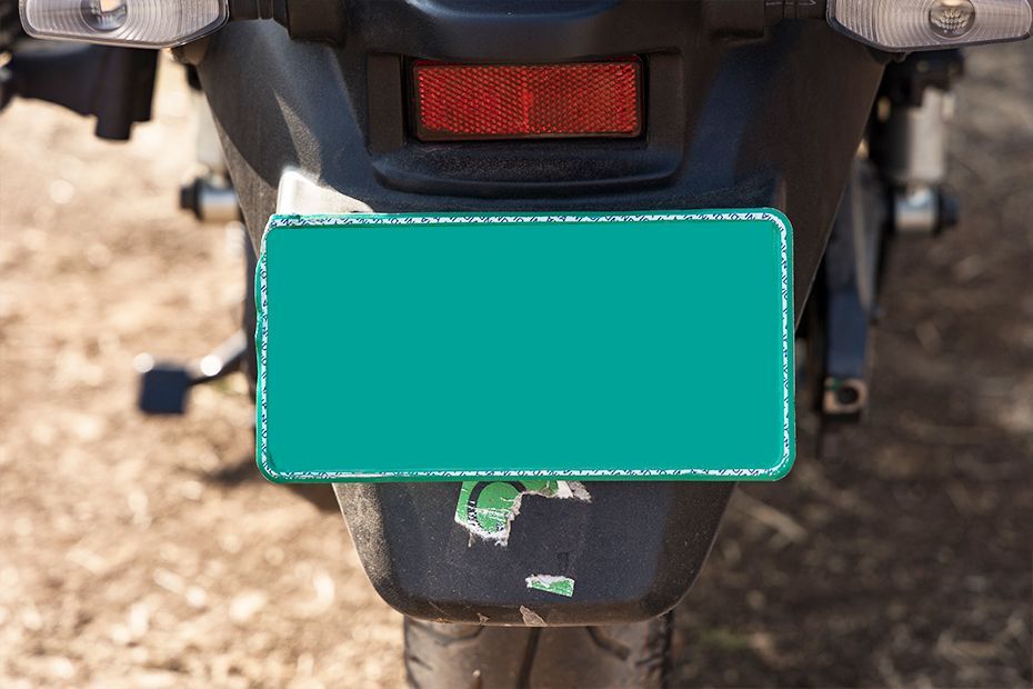 Rear Number Plate Indie
