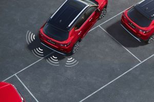 Rear Parking Sensors Top View Image of Elevate