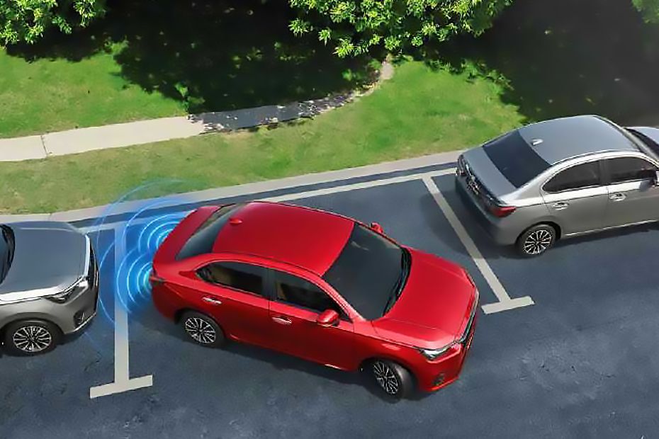 Rear Parking Sensors Top View Image of Amaze