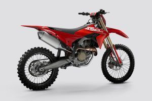 Rear Right View of Desmo450 MX
