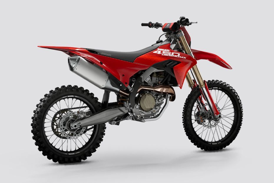 Rear Right View of Desmo450 MX