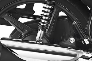 Rear Suspension View of Shine
