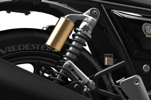 Rear Suspension View of Continental GT 650