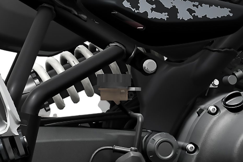 Rear Suspension View of Himalayan 450