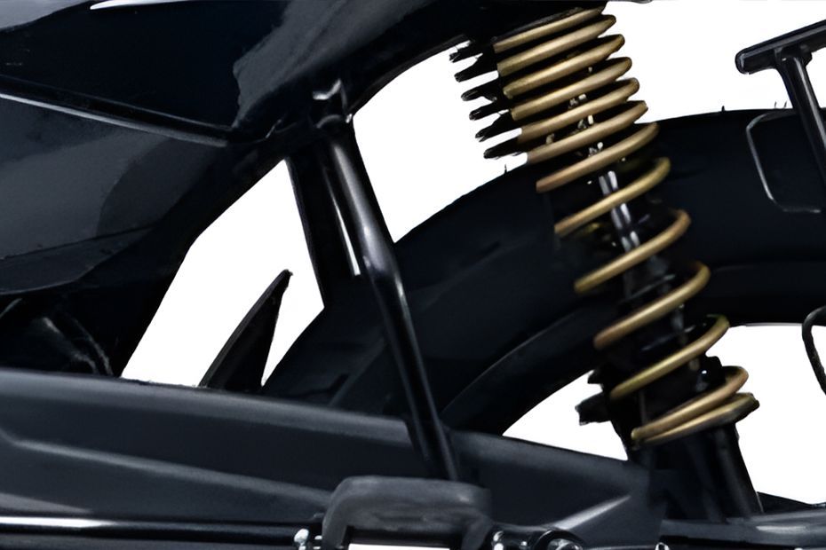 Rear Suspension View of Platina 100