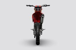 Rear View of Desmo450 MX