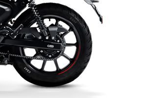 Rear Wheel of Hunter 350