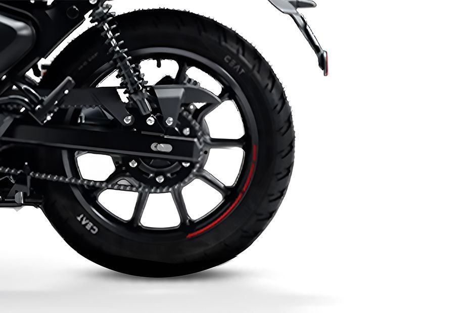 Rear Wheel of Hunter 350