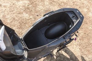 Seat Storage Side View of Indie