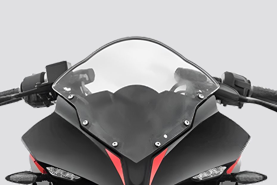 Windshield View of Pulsar RS200