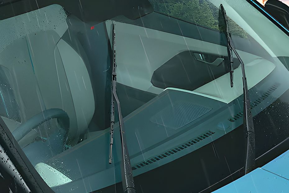 Wiper with full windshield Image of Creta Electric