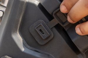 Charging ports of 390 Adventure X