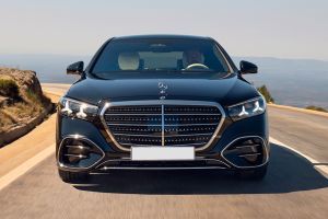 Driving: Front View Image of S Class Facelift