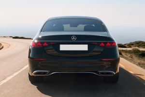 Driving: Rear View Image of S Class Facelift