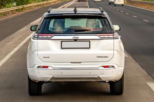 Driving: Rear View Image of Meridian