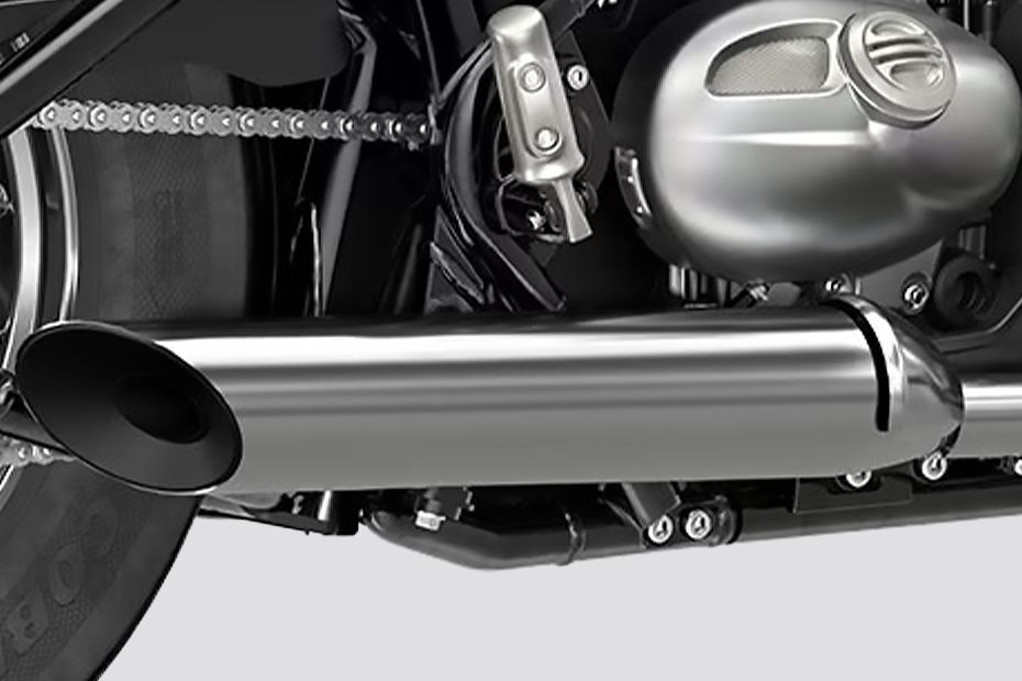 Exhaust (End Can) of Bonneville Speedmaster