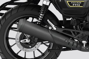 Exhaust (End Can) of CB350RS