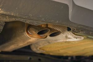 Exhaust Pipe Image of Kushaq