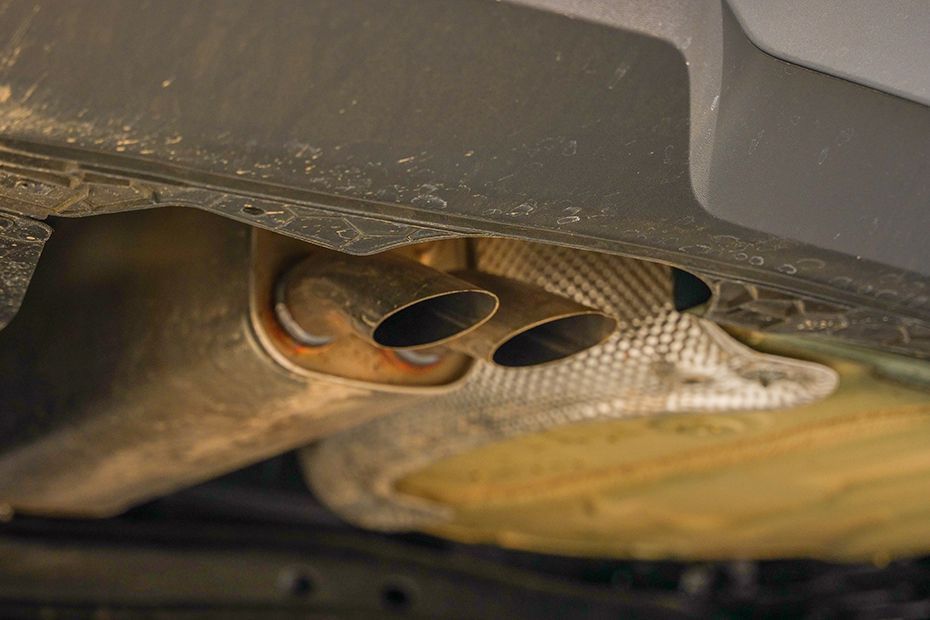 Exhaust Pipe Image of Kushaq